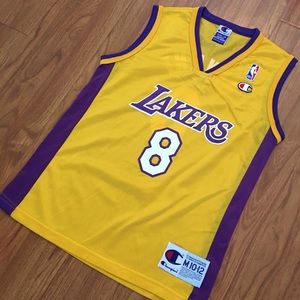 Champion #8 Lakers Kids Jersey (Size 10-14)